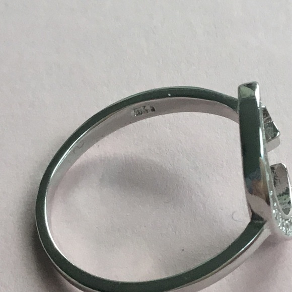 Sterling Silver CZ Ring - Moon and Star - Picture 13 of 14